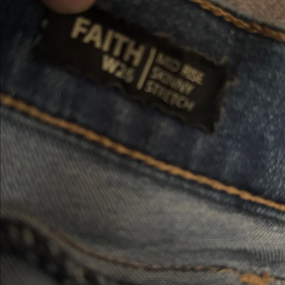 Buffalo David Bitton Jeans Womens Size 2 Blue Distressed Embellished Details - Picture 16 of 16